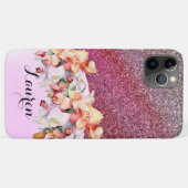 Persoonlijk meisje Roos Gold Glitter Sparkles Case-Mate iPhone Case (Achterkant (horizontaal))