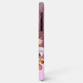 Persoonlijk meisje Roos Gold Glitter Sparkles Case-Mate iPhone Case (Achterkant/links)