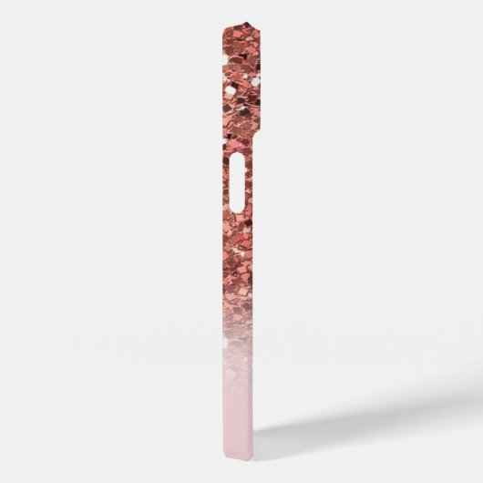 Persoonlijk meisje Roos Gold Glitter Sparkles Case-Mate iPhone Case (Achterkant / Rechts)