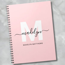 Persoonlijk Meisjesachtig Roze Monogram
