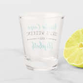 Persoonlijk Meisjesweekend Jaar Shot Glas (Achterkant)