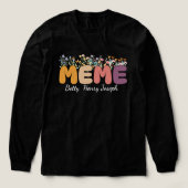 Persoonlijk Meme bloemendesign Tri-Blend Shirt (Voorkant)
