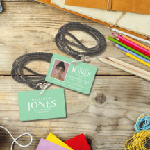 Persoonlijk merk Logo Modern Mint Groene Medewerke