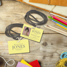 Persoonlijk merk Logo Modern Yellow Grey Employee