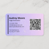 Persoonlijk merk Yoga Instructor Visitekaartje (Voorkant)