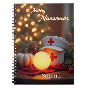 Persoonlijk Merry Nursemas – Realistisch vakantiet Notitieboek