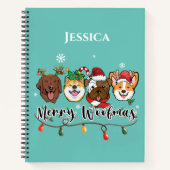 Persoonlijk Merry Woofmas Notitieboek (Voorkant)