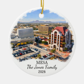 Persoonlijk Mesa-sieraad, op maat gemaakt Arizona  Keramisch Ornament