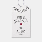 Persoonlijk met de hand geschreven zelfgemaakte le cadeaulabel (Voorkant)