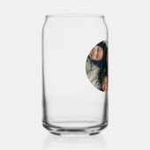 Persoonlijk met foto en tekst blikvorm glas (Rechts)