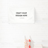 Persoonlijk met uw ontwerp of binnenhuisbericht spandoek (Insitu)