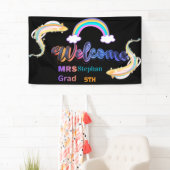 Persoonlijk Mevrouw Welkom Bord | Aangepaste Juf N Spandoek (Insitu)