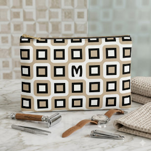 Persoonlijk midcentury geometrisch kunstpatroon etui