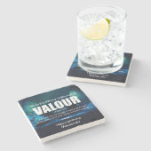 Persoonlijk MIGHTS MAN VAN Christelijke VALOR Stenen Onderzetter (Zijkant)