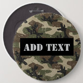 Persoonlijk Militair Ronde Button 6,0 Cm (Voorkant /achterkant)