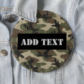 Persoonlijk Militair Ronde Button 6,0 Cm (In situ)