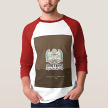 Persoonlijk Minimalistisch Coffee & Books T-shirt
