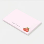 Persoonlijk Minimalistisch Mooie Aardbei Leraar Post-it® Notes (Schuin)