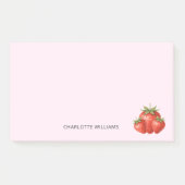 Persoonlijk Minimalistisch Mooie Aardbei Leraar Post-it® Notes (Voorkant)