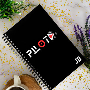 Persoonlijk, Minimalistisch,Op maat,Vliegtuig,Pilo Notitieboek