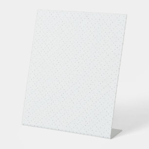 Persoonlijk minimalistisch welkomstbord reclamebord met voetstuk