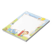 Persoonlijk Mitzvah-Notitieblok voor de jongen Notitieblok (Linkerzijde)