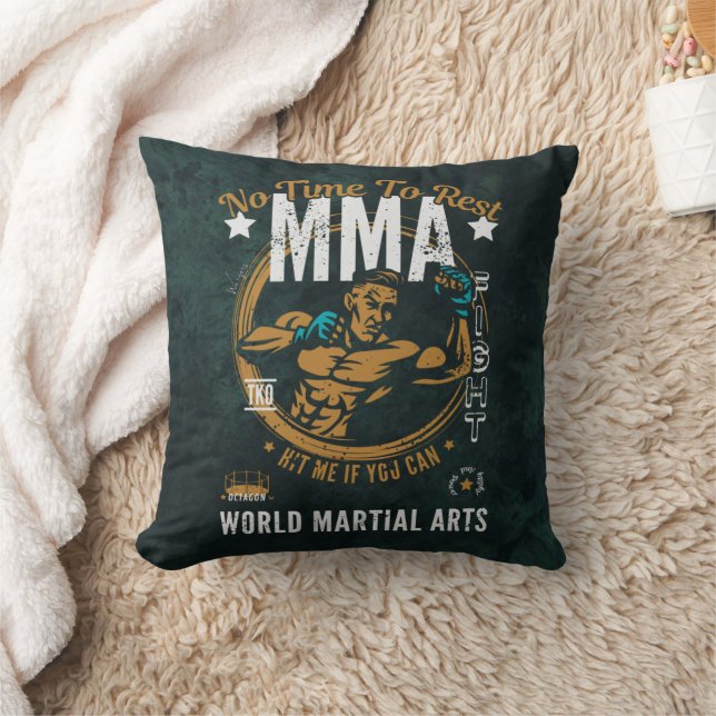 Persoonlijk MMA-werpkussen Kussen (Deken)