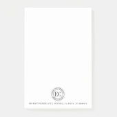 Persoonlijk Mobiel Notaris Openbaar Zegel Logo Post-it® Notes (Voorkant)