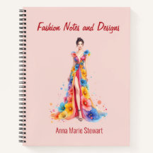 Persoonlijk mode schetsboek