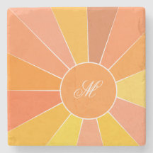 Persoonlijk modern abstract zon ontwerp | 