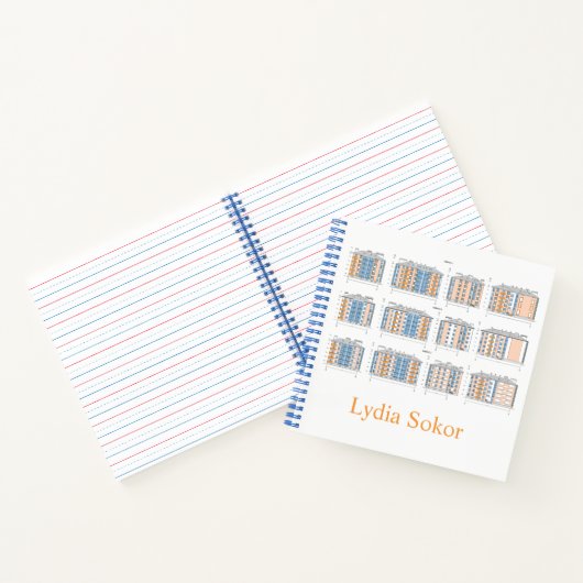 Persoonlijk modern architectuurnotitieboek notitieboek (Binnen)