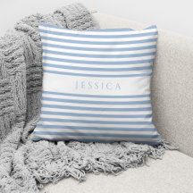 Persoonlijk modern blauw strepenpatroon