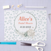 Persoonlijk modern bloemstuk bruidsmeisjesfeest pa tissuepapier (Craft)