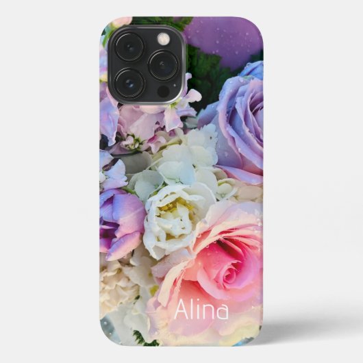 Persoonlijk Modern, Cute Roos iPhone iPhone 13 P Hoesje (Achterkant)
