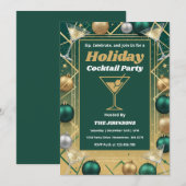 Persoonlijk modern feestelijke cocktailparty met K Kaart (Voorkant / Achterkant)