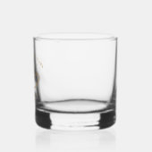 Persoonlijk modern goud 10e trouwdag whisky glas (Links)