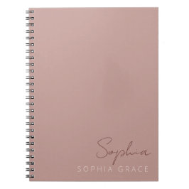 Persoonlijk modern handgeschreven schrift Stof Roz Notitieboek