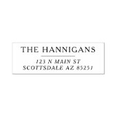 Persoonlijk modern huwelijkshuwelijk  zelfinktende stempel (Design)