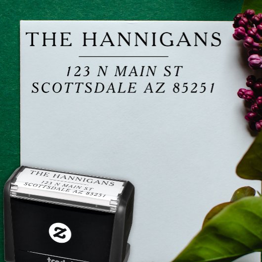 Persoonlijk modern huwelijkshuwelijk  zelfinktende stempel