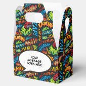 Persoonlijk modern leuk trendy cool stripboek bedankdoosjes (Geopend)