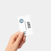 Persoonlijk modern logo voor werknemers badge (Handheld)