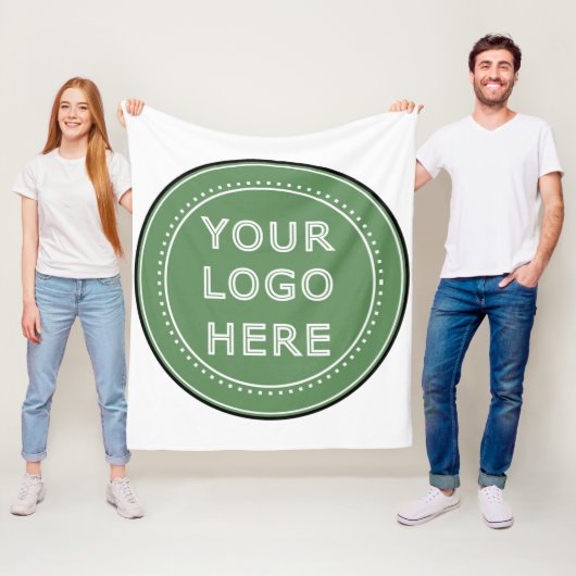 persoonlijk Modern, Minimalistisch & Elegant Fleece Deken (In situ)