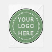 persoonlijk Modern, Minimalistisch & Elegant Fleece Deken (Voorkant)