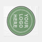 persoonlijk Modern, Minimalistisch & Elegant Fleece Deken (Voorkant (Horizontaal))