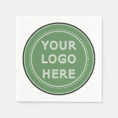 persoonlijk Modern, Minimalistisch & Elegant Servet (Voorkant)