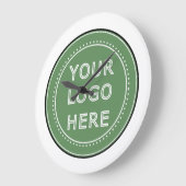 persoonlijk modern, minimalistisch en elegant grote klok (Hoek)