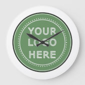 persoonlijk modern, minimalistisch en elegant grote klok (Voorkant)