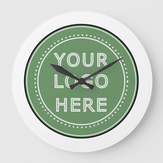 persoonlijk modern, minimalistisch en elegant grote klok (Voorkant)