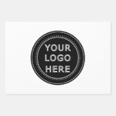 persoonlijk modern, minimalistisch en elegant inpakpapier vel (Voorkant)