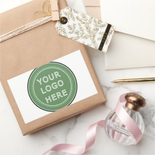 persoonlijk modern, minimalistisch en elegant rechthoekige sticker